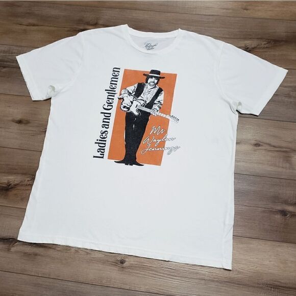 NWOT Midnight Rider Ladies & Gentlemen Waylon Jennings Unisex Tee Sz Extra Large - Picture 11 of 15